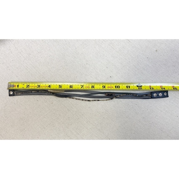 Stella & Dot Gray Wrap Bracelet w chain beads - Picture 5 of 5